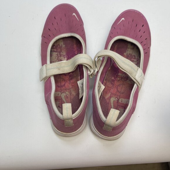 Y2K Nike Mary Jane Shoes Slip On Women's Size 7 US White / Pink Ballerina Casual - Picture 9 of 16